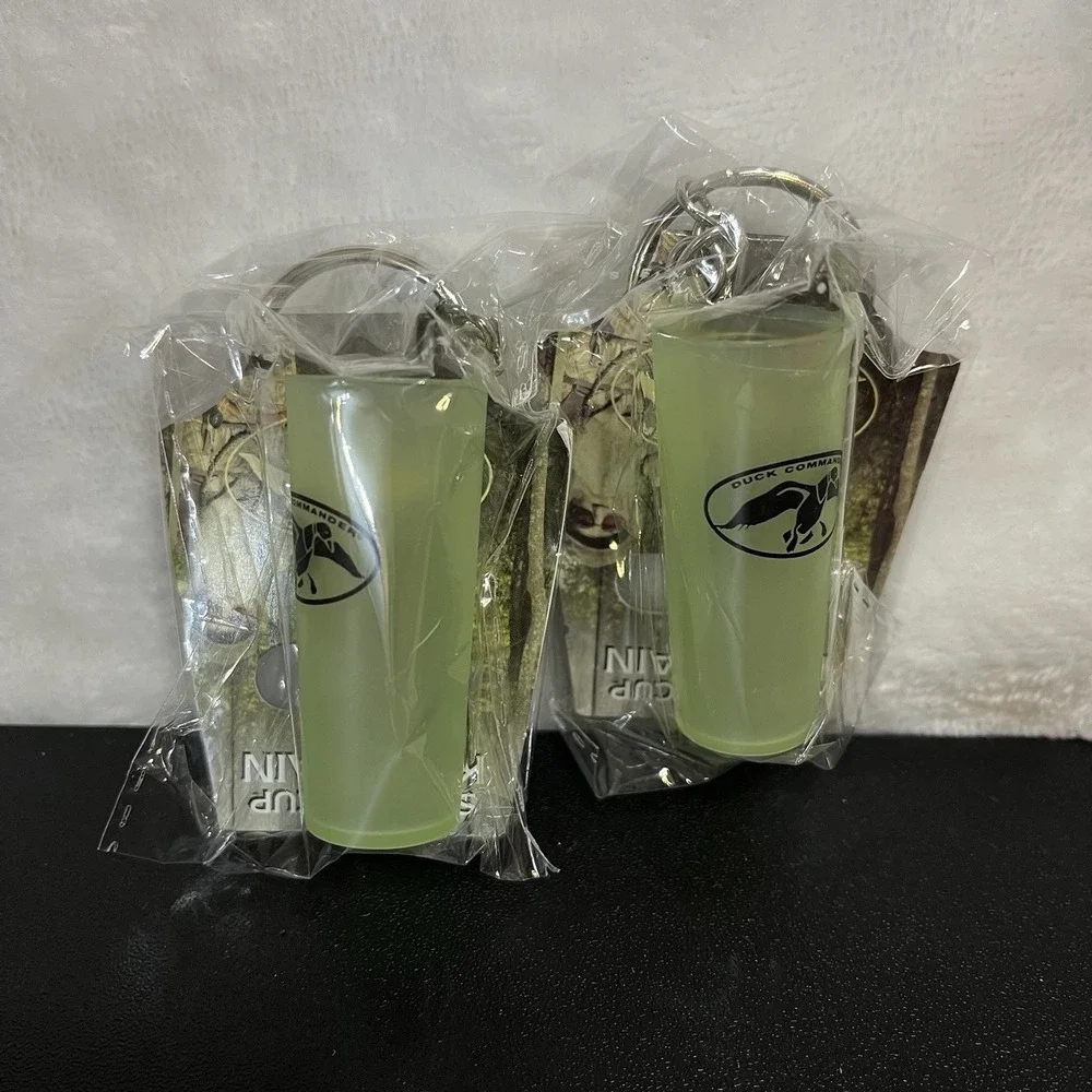 Uncle Si's Tea Cup KEYCHAIN Duck Dynasty Duck Commander Lot of 2 NEW in package